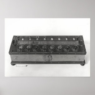 Póster Calculating Machine invented