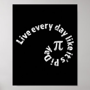 Póster Cálculo De Matemáticas De Día Pi Cada Día Rata De