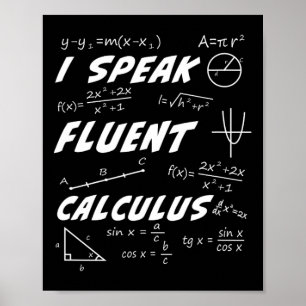 Póster Cálculo Pi Day Algebra Geometría Trigonometría Stu
