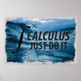 Póster Cálculo - Poster de matemáticas