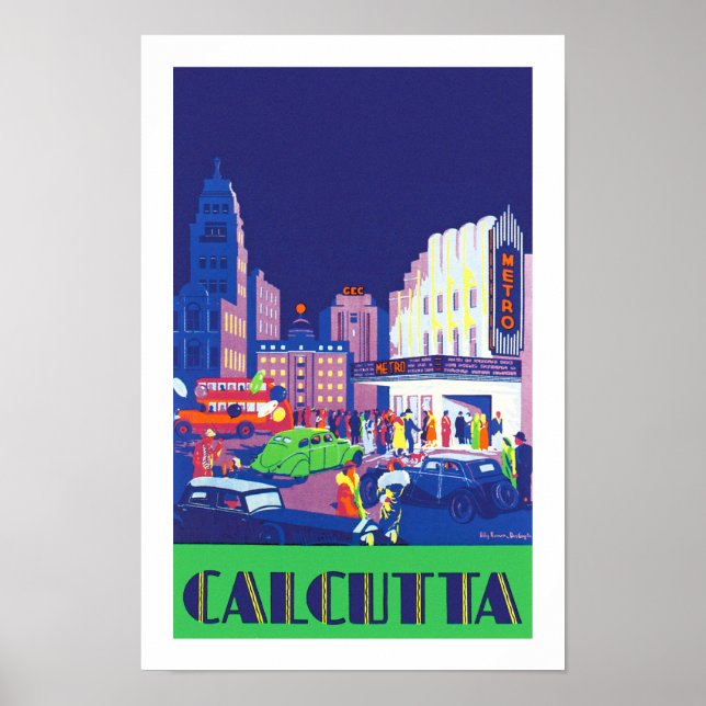 Póster Calcutta (Frente)