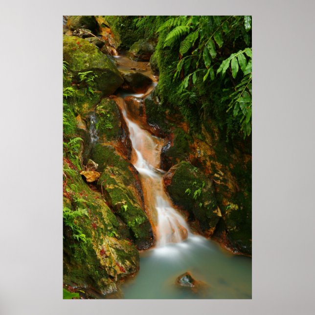 Póster Caldeira Velha, Azores (Frente)