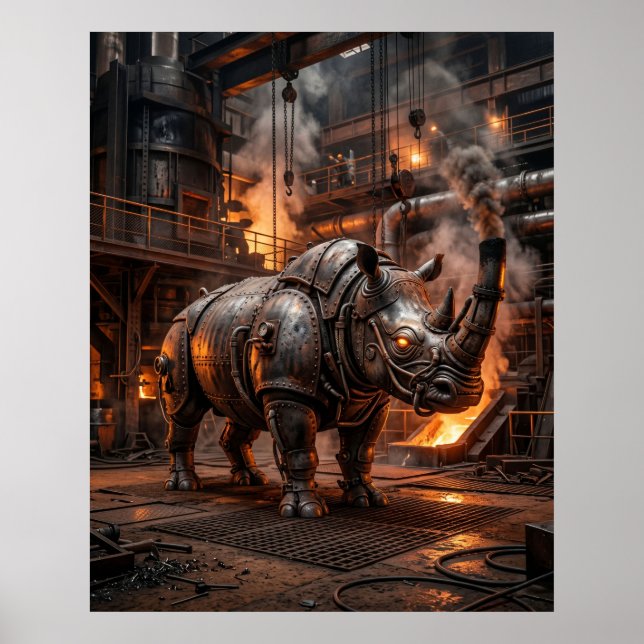Póster Caldera Rhino Cargo (Frente)