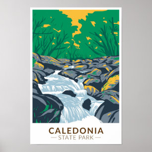 Póster Caledonia State Park Pennsylvania Vintage