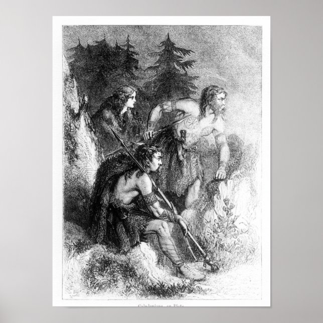 Póster Caledonios, o imágenes (Frente)