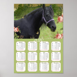 Póster Calendario 2020 Caballo ~ Poster