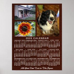 Póster Calendario 2020 (Ver Descripción para la Nueva Ver