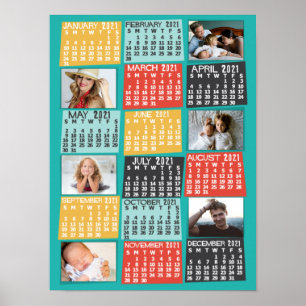 Póster Calendario 2021 (Ver Descripción para la nueva ver