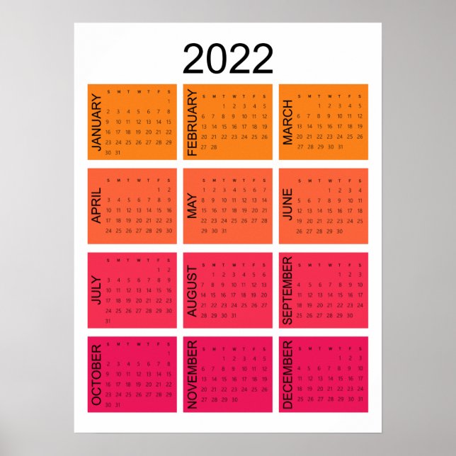 Póster Calendario 2022 (Frente)