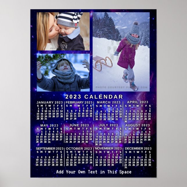 Póster Calendario 2023 (Consulte Descripción de la versió (Frente)