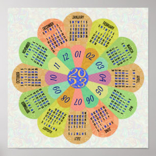 Póster Calendario 2023 (Consulte Descripción de la versió