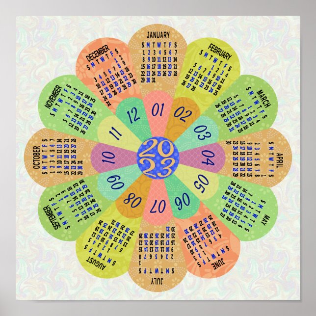 Póster Calendario 2023 (Consulte Descripción de la versió (Frente)