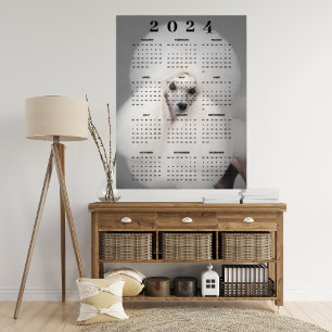 Póster Calendario 2024 de Fotos de Cortes de Pelo Elegant