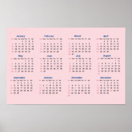 Póster Calendario 2025