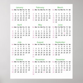 Póster Calendario 2025