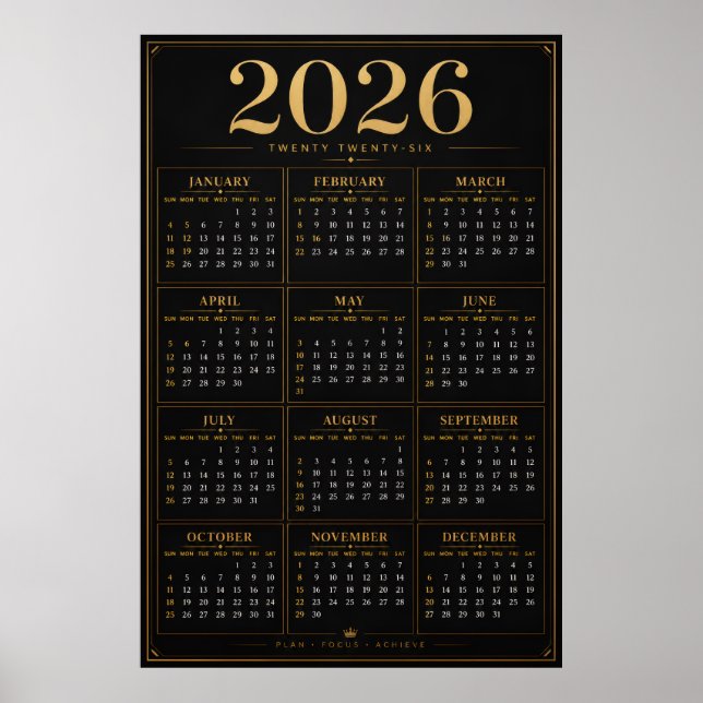 Póster Calendario 2026 (Frente)