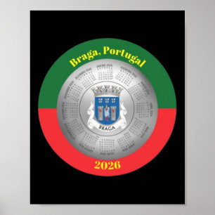 Póster Calendario 2026 Fans Ciudad de Plata Cresta Braga
