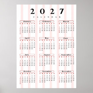 Póster Calendario 2027