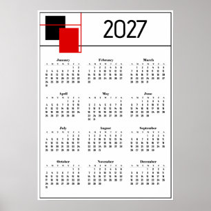 Póster Calendario 2027