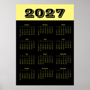 Póster Calendario 2027