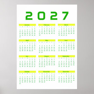 Póster Calendario 2027
