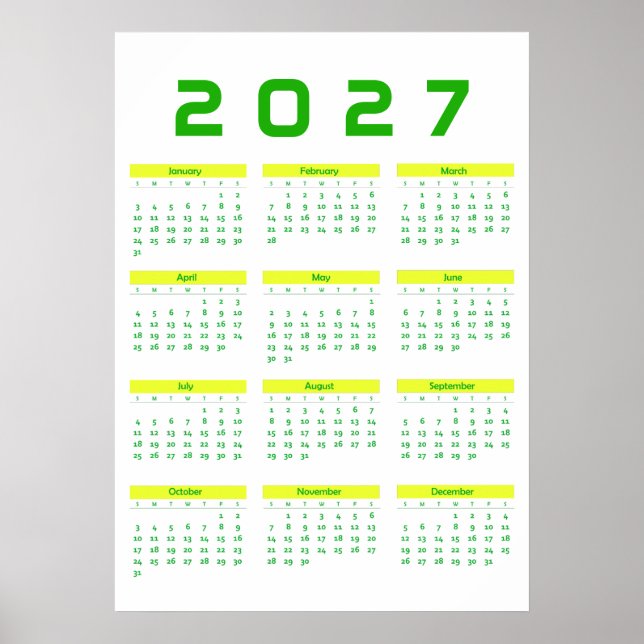 Póster Calendario 2027 (Frente)