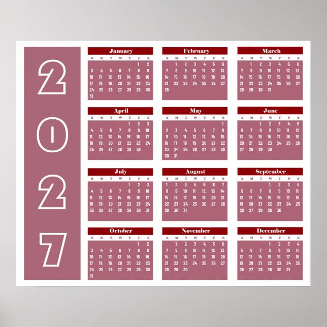 Póster Calendario 2027 (Frente)