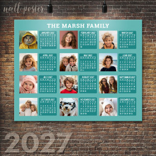 Póster Calendario 2027 con una imagen para cada mes - Aqu