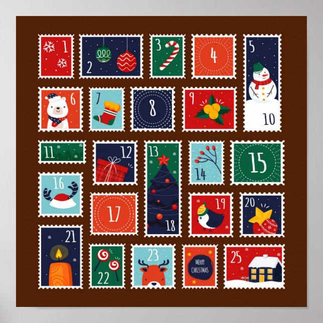 Póster Calendario anticipado (Frente)