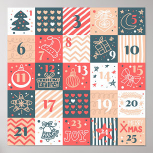 Póster Calendario anticipado