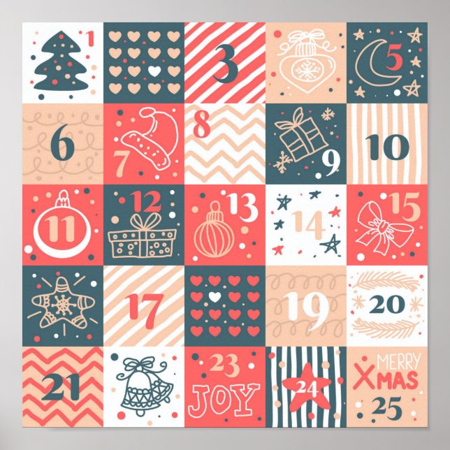 Póster Calendario anticipado (Frente)