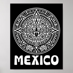 Póster Calendario Azteca Fútbol México Hincha Fútbol Orgu