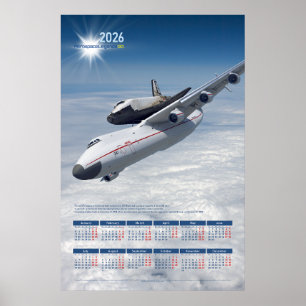 Póster Calendario conmemorativo 2026 Antonov An-225 "Mriy