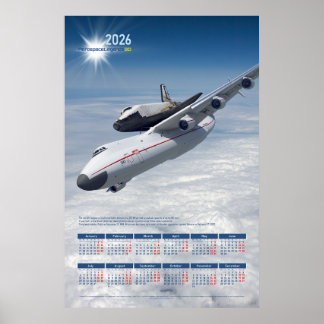 Póster Calendario conmemorativo 2026 Antonov An-225 "Mriy