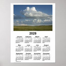 Póster Calendario de 2029 Nebraska Sandhills por Janz Pos