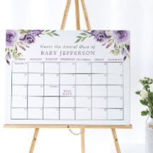 Calendario de adivinanzas de fecha de entrega para