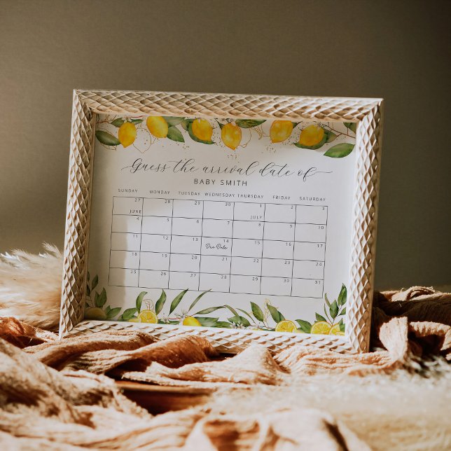 Póster Calendario de Conjeturas de Fecha de Nacimiento en (Subido por el creador)