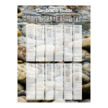 Calendario de Cumpleaños Personalizado de Playa Pe