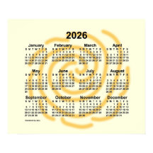Calendario de Días Soleados 2026 de Janz