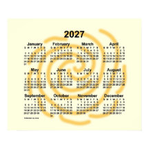 Calendario de Días Soleados 2027 por Janz
