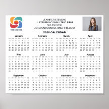 Calendario de Empresa 2026 con Logotipo Empresaria