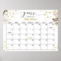 Calendario de Fecha de Entrega para Adivinar en la