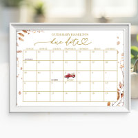 Calendario de Fecha de Nacimiento de Camión Rojo d