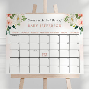 Póster Calendario de fecha de vencimiento de la Amortizac