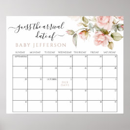 Póster Calendario de fecha de vencimiento de la propuesta