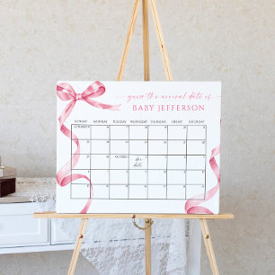 Póster Calendario de fecha de vencimiento de la propuesta