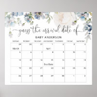 Calendario de fecha de vencimiento del bebé de la 