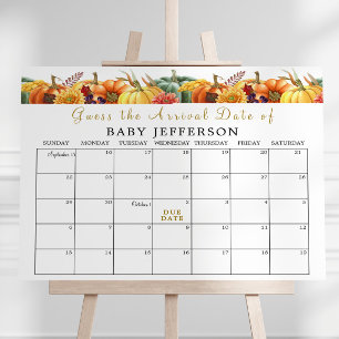 Póster Calendario de fechas de vencimiento de la adición