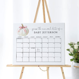 Póster Calendario de fechas de vencimiento de la propuest