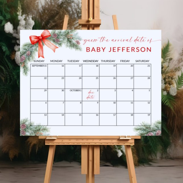 Póster Calendario de fechas de vencimiento de los navidad (Subido por el creador)